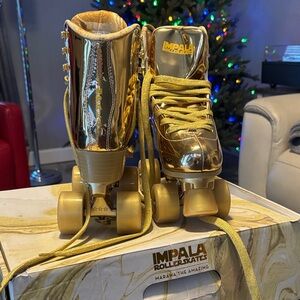 Impala Gold Roller Skates